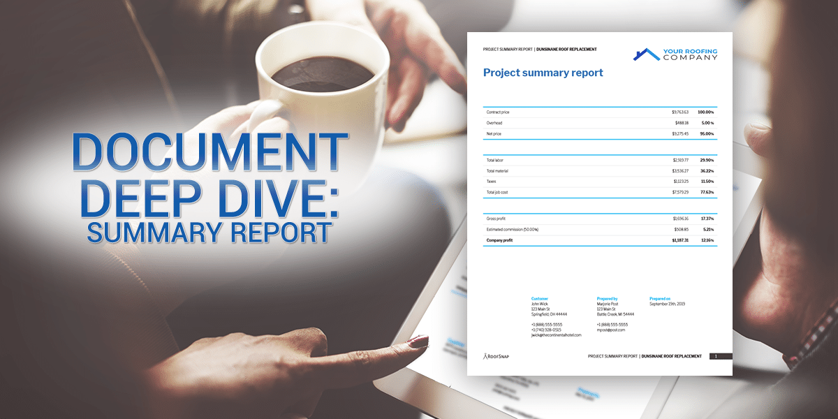 Document Deep Dive: Summary Report