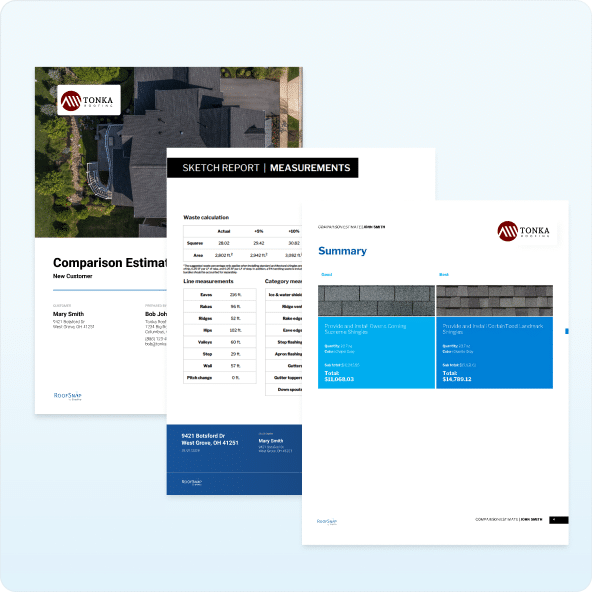 RoofSnap professional roofing report and documentation
